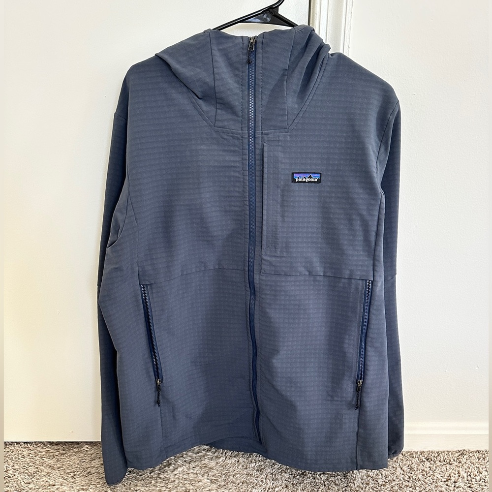 Patagonia R1 Techface Hoody - Smolder Blue - Men’s Large